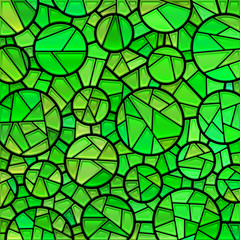 abstract vector stained-glass mosaic background