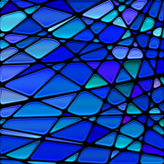 Naklejka premium abstract vector stained-glass mosaic background