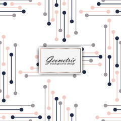 seamless pattern with gometric elements