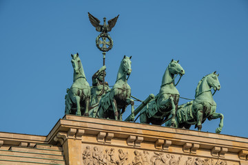 Fototapeta na wymiar Brandenburg Horses