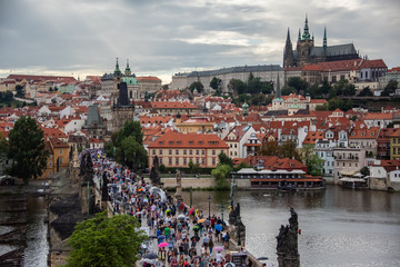 Obraz premium Prague Crowded