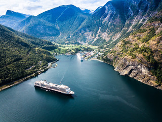 Cruise at Fjord of Norway