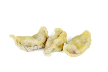 Traditional ukrainian cherry damplings