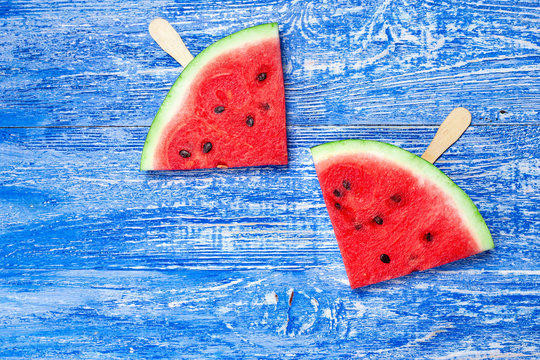watermelon on a stick