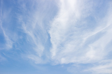 Fototapeta na wymiar White clouds and blue sky