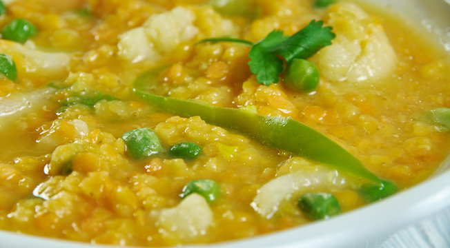 Maharashtrian  Vegetable Lentil Stew with Goda Masala