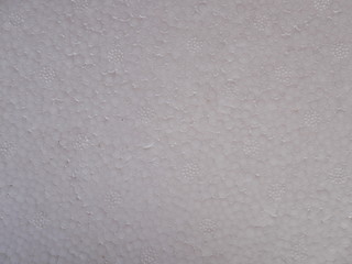 white plastic foam texture background, concept recycle plastic