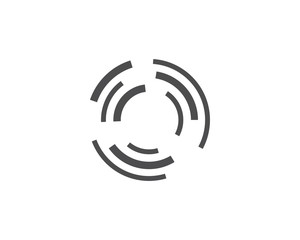 Abstract circle logo template