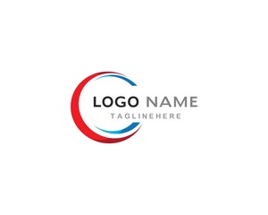 Abstract circle logo template