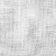 Hessian sackcloth woven fabric texture background light white grey color