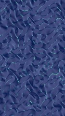 Fototapeta premium Graphic illustration - liquid pattern dark blue color. Modern abstract background. Design wallpaper. 3D illustration