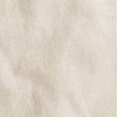 Muslin fabric cloth woven texture pattern background in light cream brown color