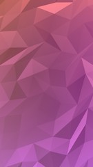 Abstract triangle geometrical pink background. Geometric origami style with gradient. 3D illustration