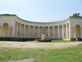 Obraz premium Three Grace temple. Lednice–Valtice Cultural Landscape. South Moravia (Czech Republic)