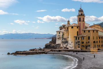 the village of Camogli on the peninsula of Portofino