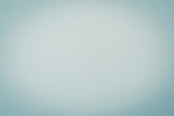 Vintage style pastel light cyan blue tone water color paper texture.