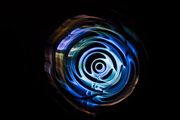Sound waves in the dark in full color
