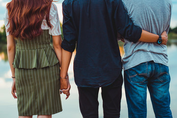 Love the triangle of one woman. Two boys. I have a secret love. That others do not know that...