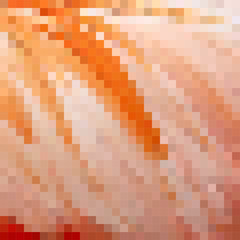 Naklejka premium Figure in pixel style. Abstract mosaic for decoration and background. Background of squares 