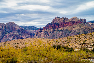 Fototapeta na wymiar The Red Rock Canyon National Conservation Area near Las Vegas