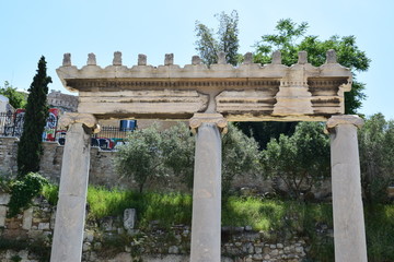 Agora w Atenach, Grecja , ruiny starozytne - obrazy, fototapety, plakaty