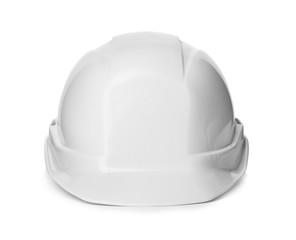 Fototapeta premium Safety hardhat isolated on white. Construction tool