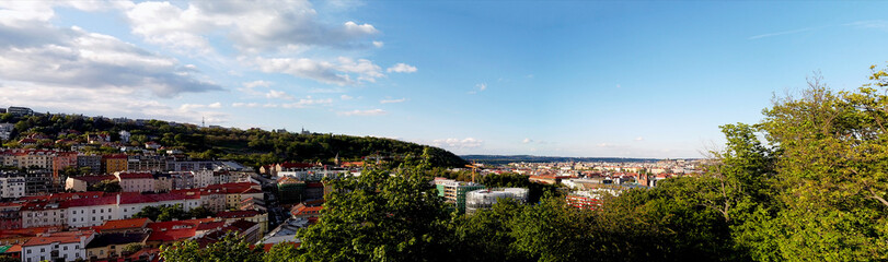Fototapeta na wymiar Prag Panorama, Umland