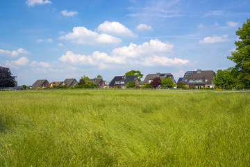 Obraz premium German countryside landscape, Lower Rhine Region