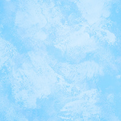 Abstract art painting in blue sky color for texture background