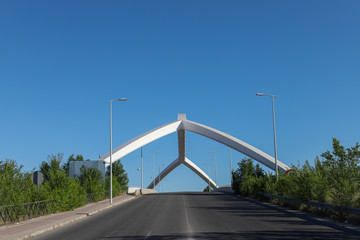 Arch bridge. Torrejón de Ardoz- May 19, 2019