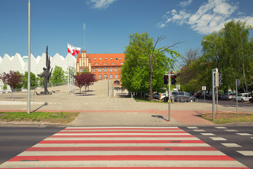 Naklejka premium Szczecin / Historical and modern architecture, view of the city