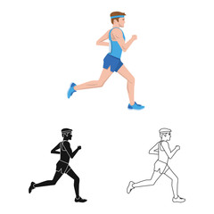 Fototapeta na wymiar Isolated object of sport and winner icon. Set of sport and fitness vector icon for stock.