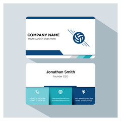 basketball, volleyball business card template