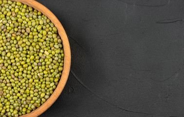 Mung beans in bowl