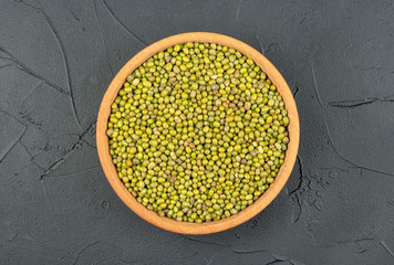 Mung beans in bowl