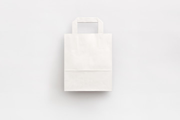 Small White Kraft Paper Bag front