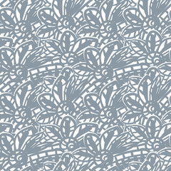 abstract lace vector seamless pattern hand drawn