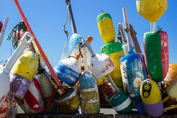 Lobster trap buoys