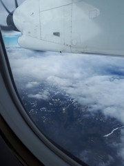 Naklejka na ściany i meble View from plane