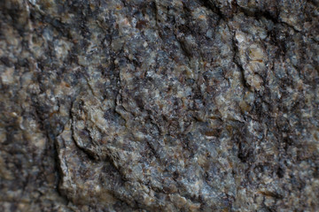 Texture of granite or gray stone. Macro