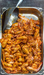 the hen wings a grill