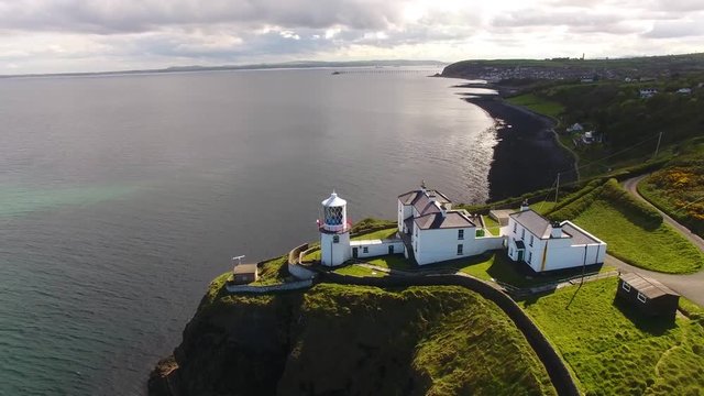 Blackhead Lighthouse Belfast Lough Landscape Co Antrim Northern Ireland