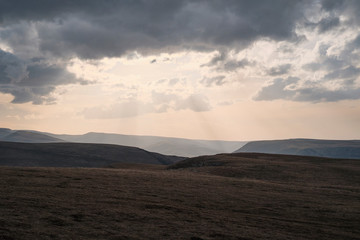 Naklejka premium View from the Bermamyt Plateau 
