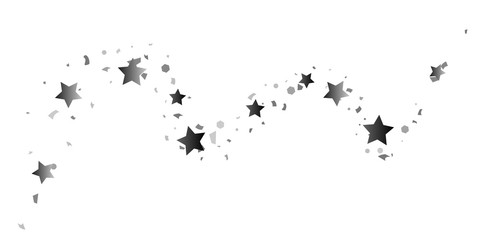 
Silver glitter confetti