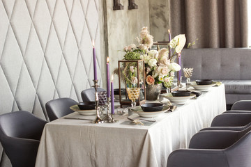 everything is ready for the arrival of guests