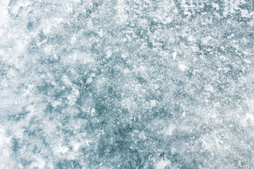 Blue ice for background. Ice texture. Winter