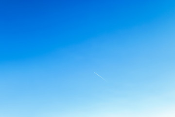 Clear blue sky for background. blue background