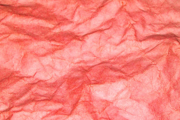 Textured Pink Red Crumpled Rough paper Multicoloured Background
