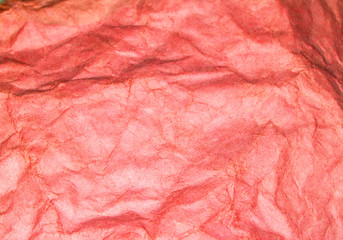 Fototapeta premium Textured Pink Red Crumpled Rough paper Multicoloured Background