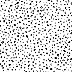 Pig trail vector seamless pattern